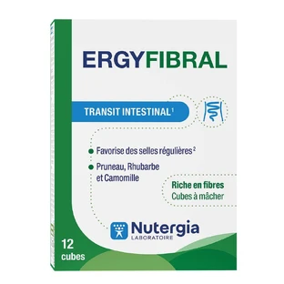 Nutergia Ergyfibral x12 chewable cubes