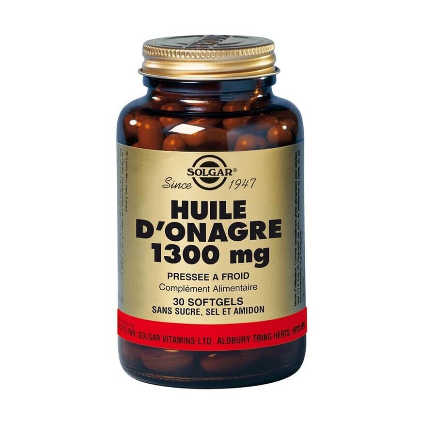 Solgar Evening Primrose Oil 30 capsule moi Equilibre Féminin 1300 mg