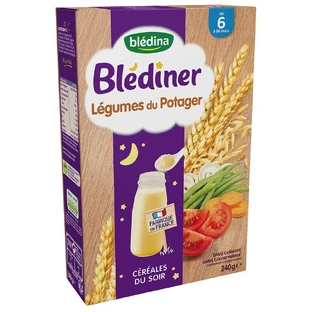 Blédina Blediner Cereales Vespertinos 6 meses Verduras 240g