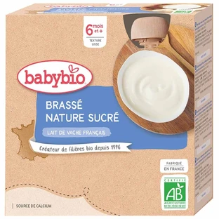 Babybio 8 maanden Biologische fles 4x85g