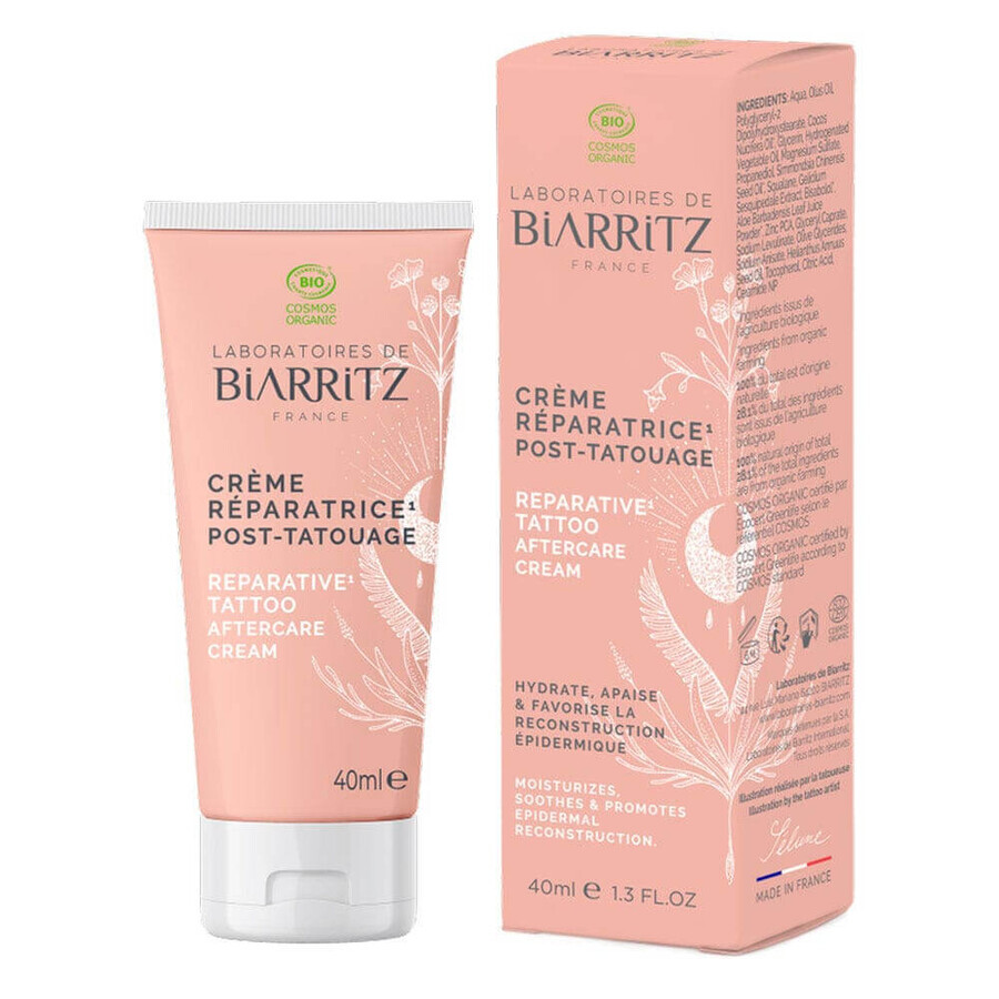 Laboratoires De Biarritz Treatments Organic Repair Cream Repairs and Hydrates 40 ml