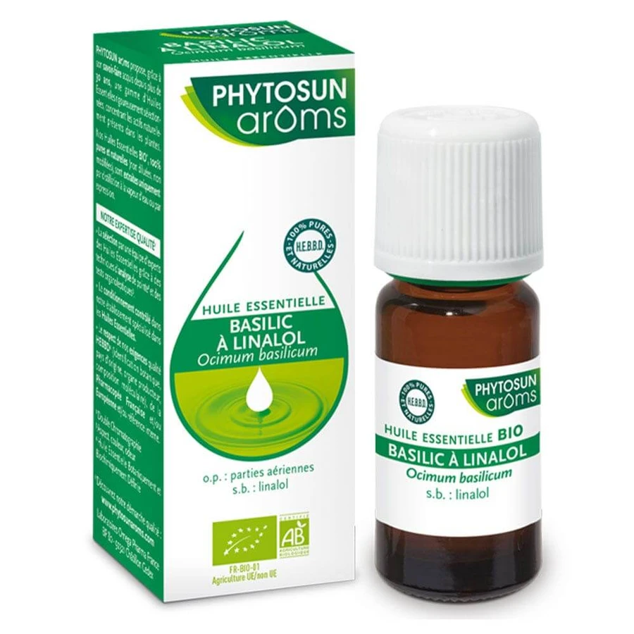 Phytosun Aroms etherische olie basilicum linalool Bio 5ml
