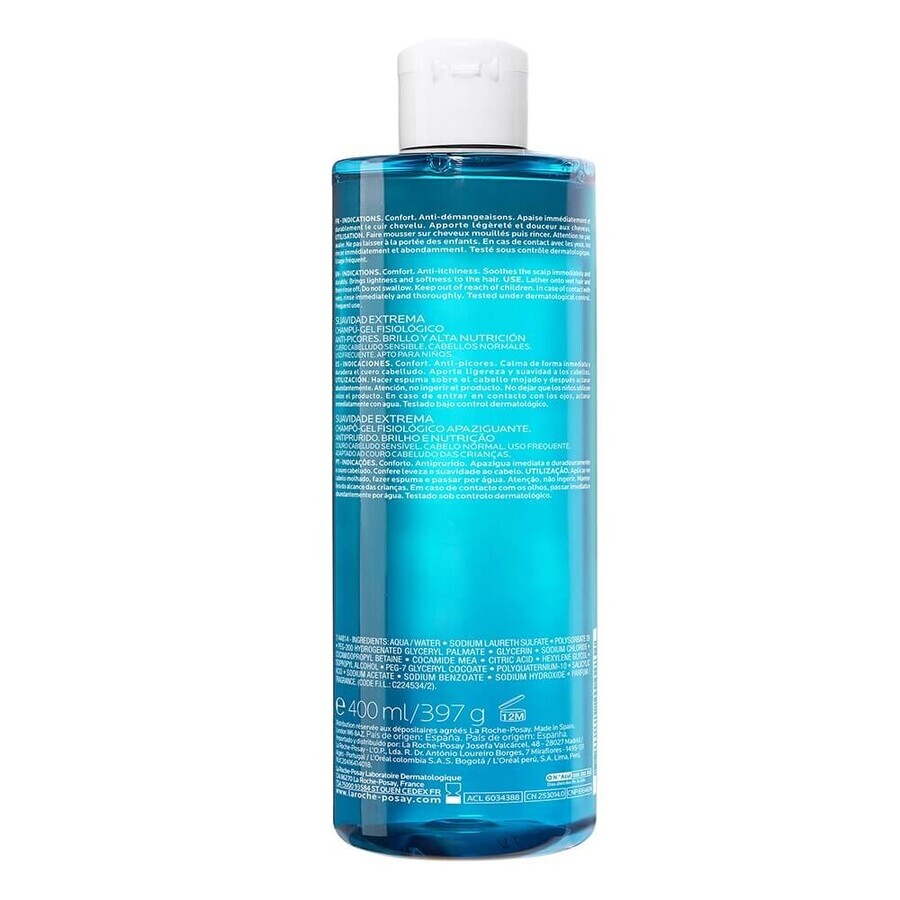 La Roche-Posay Kerium Champú-Gel Suave Calmante 400ml