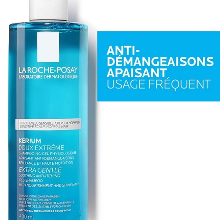 La Roche-Posay Kerium Shampooing-gel Apaisant Kerium Doux Extreme 400 ml