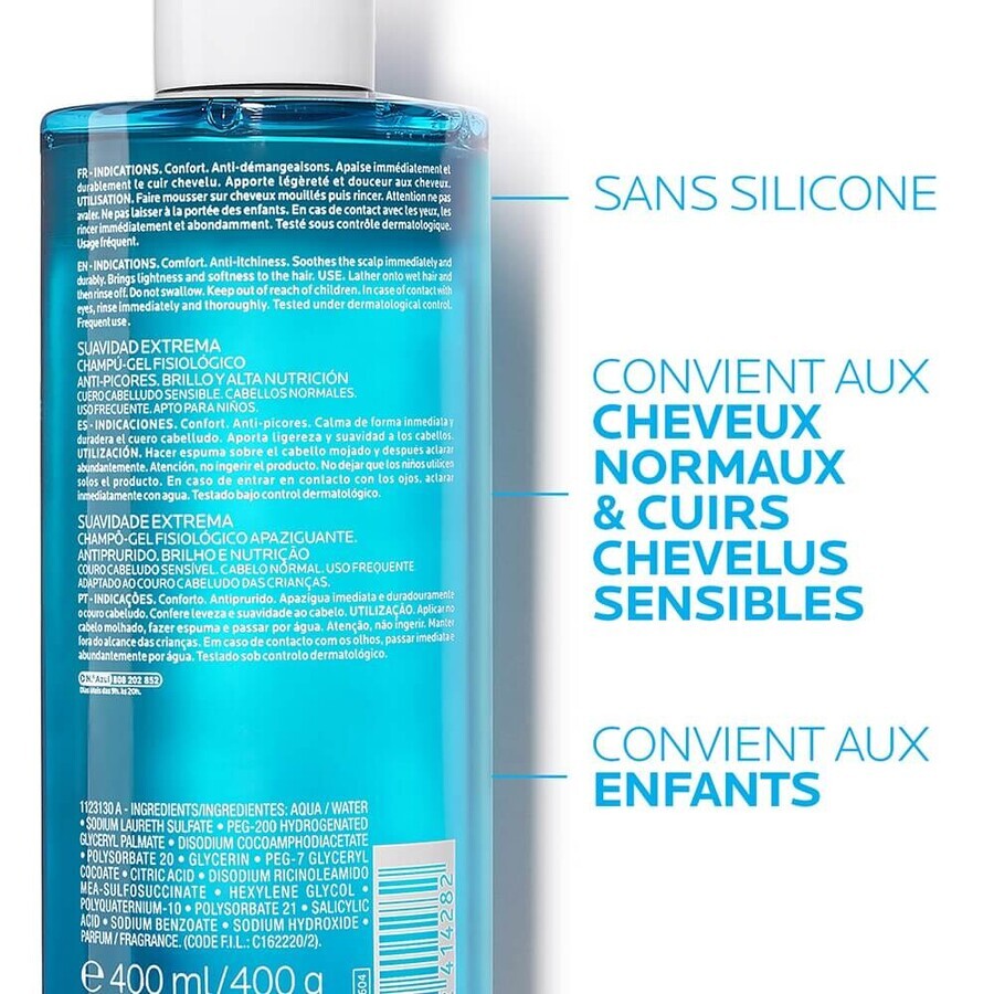 La Roche-Posay Kerium Champú-Gel Suave Calmante 400ml La Roche-Posay Kerium Champú-Gel Suave Calmante 400ml