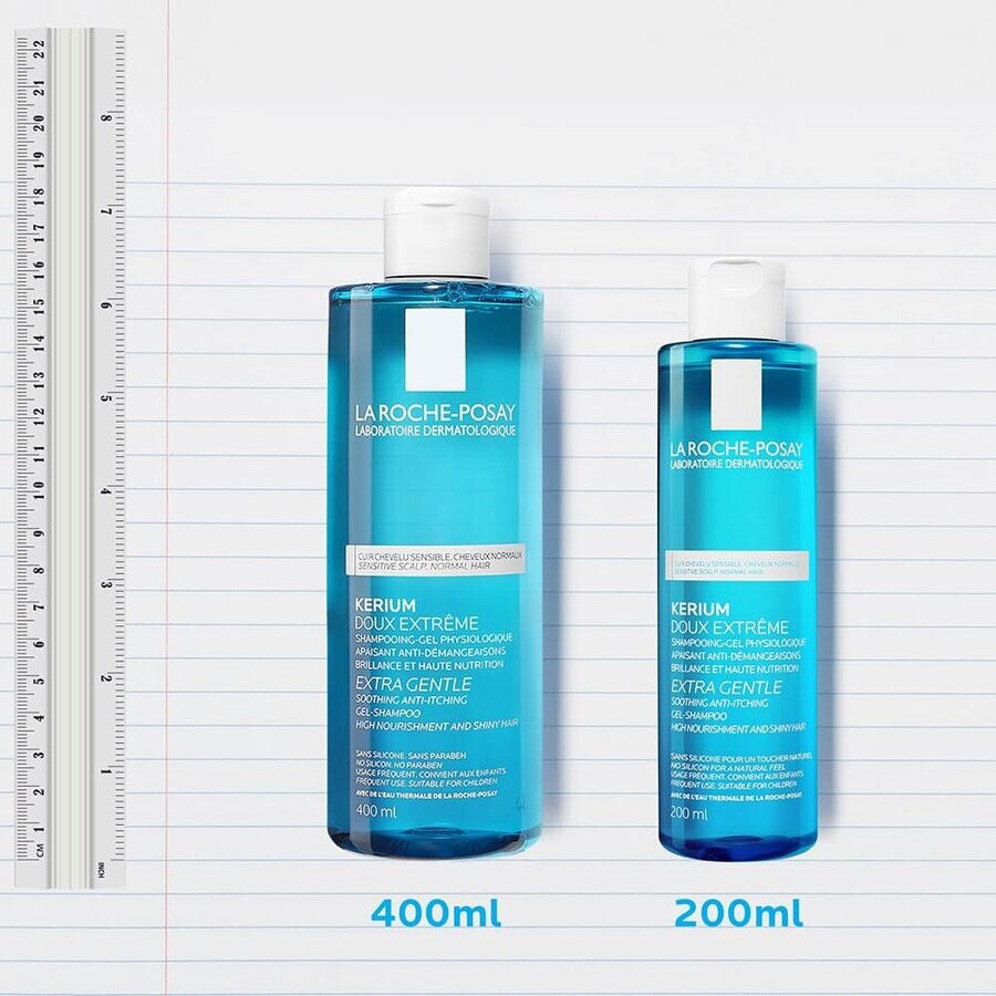 La Roche-Posay Kerium Champú-Gel Suave Calmante 400ml La Roche-Posay Kerium Champú-Gel Suave Calmante 400ml