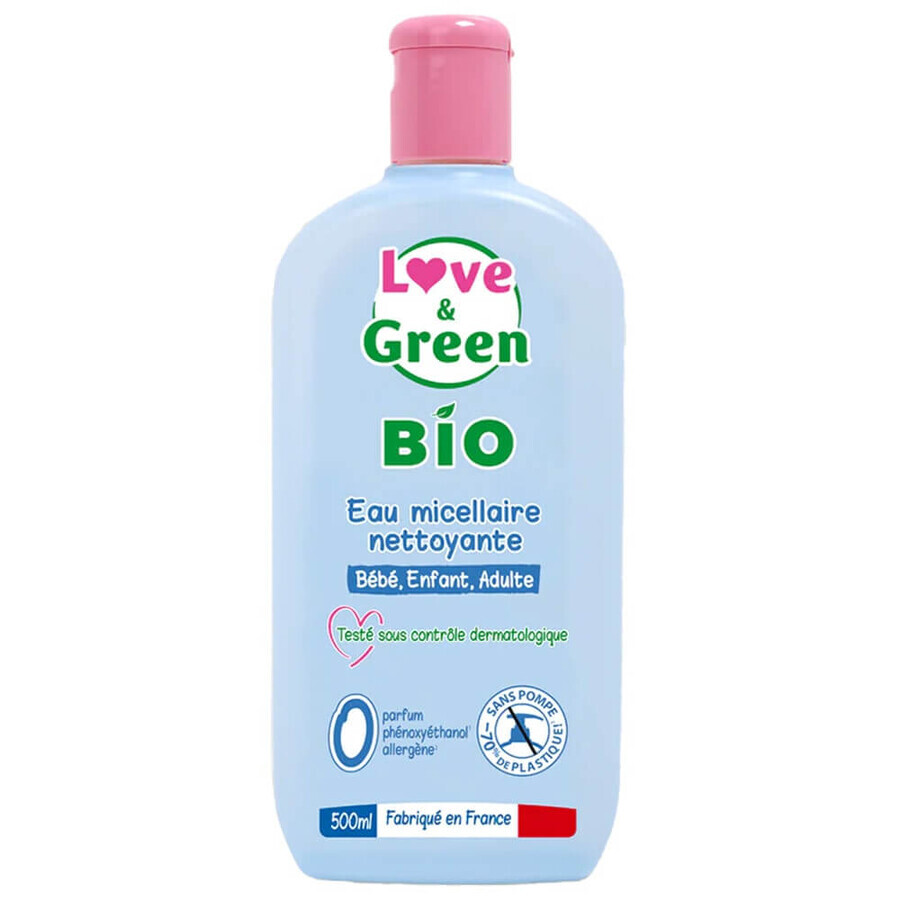 Acquista Love&Green Acqua micellare Detergente Pelle sensibile o reattiva 500ml Love&Green Acqua micellare Detergente Pelle sensibile o reattiva 500ml