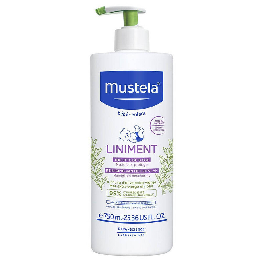 Acquista Mustela Linimento con Olio Extra Vergine di Oliva Dalla nascita 750ml Mustela Linimento con Olio Extra Vergine di Oliva Dalla nascita 750ml
