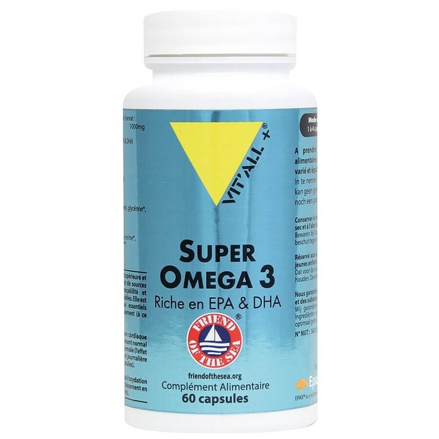Shop Vit'All+ Super Omega 3 EPA & DHA 60 Kapseln Vit'All+ Super Omega 3 EPA & DHA 60 Kapseln