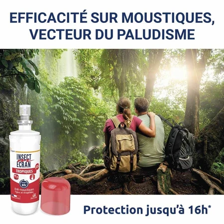 Insect Ecran Repelente Cutáneo Zonas Tropicales Adultos y Niños 2x75ml