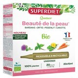 Superdiet Quatuor Beaute De La Peau Bio 20 Ampoules