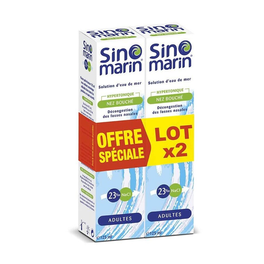 Gifrer Sinomarin Hipertónico Spray Nasal y Bucal 2x125ml