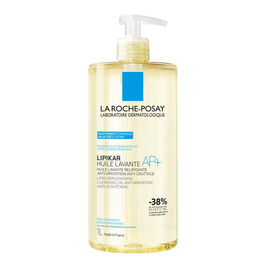 Comprar La Roche-Posay Lipikar Aceite Limpiador Pieles Atópicas Extremadamente Secas 1L La Roche-Posay Lipikar Aceite Limpiador Pieles Atópicas Extremadamente Secas 1L