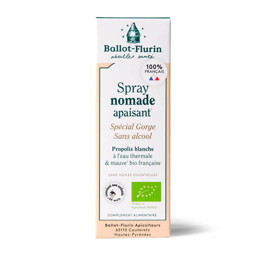 Ballot-Flurin Spray Nomade Apaisant Spécial Gorge 15ml
