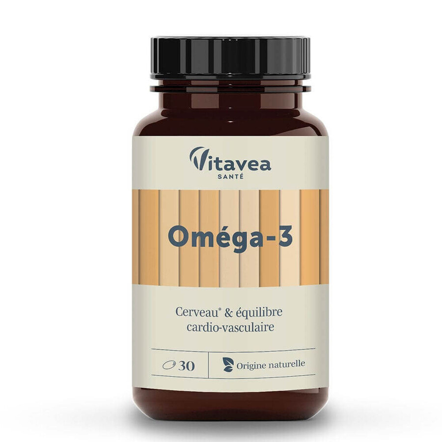 Vitavea Santé Nutri'sentiels Omega 3 Brain and Cardiovascular Balance 30 capsules