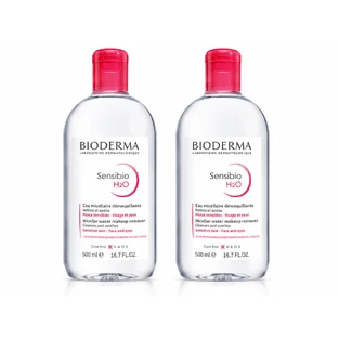 Set di acqua micellare Bioderma Sensibio H2O, 2x500 ml