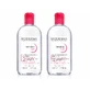 Set di acqua micellare Bioderma Sensibio H2O, 2x500 ml