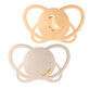 Luc Et Lea Physiological silicone soothers without rings 0 to 6 months x2