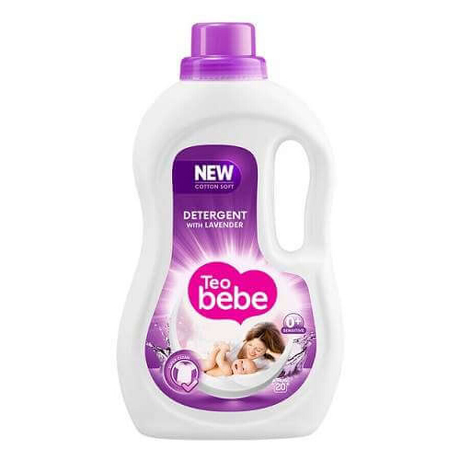 Buy Liquid laundry detergent Cotton Soft Lavender, 1.1L, Teo Bebe Liquid laundry detergent Cotton Soft Lavender, 1.1L, Teo Bebe