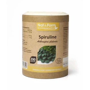Nat&Form Organic Spirulina 200 Tablets