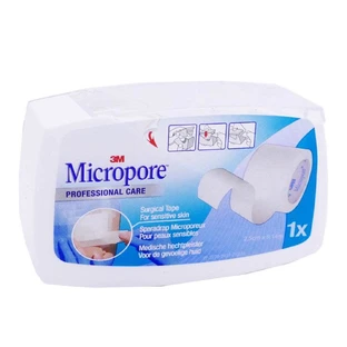 3M Micropore Micropore Pleister Gevoelige Huid 9,14mx2,5 cm
