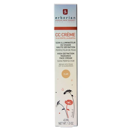 Erborian CC Cream Tratamiento Facial Iluminador Alta Definición SPF25 45ml