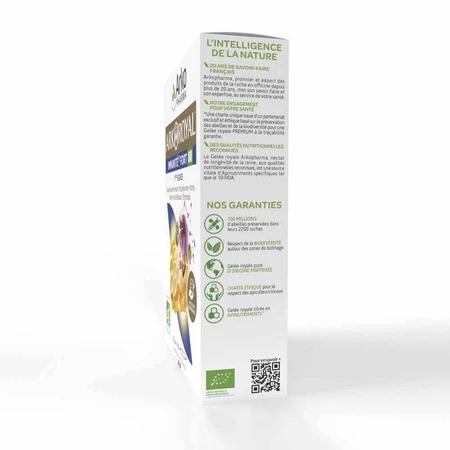 Arkopharma Arkoroyal Immunité Fort Bio Gelée Royale, Propolis 20 ampoules