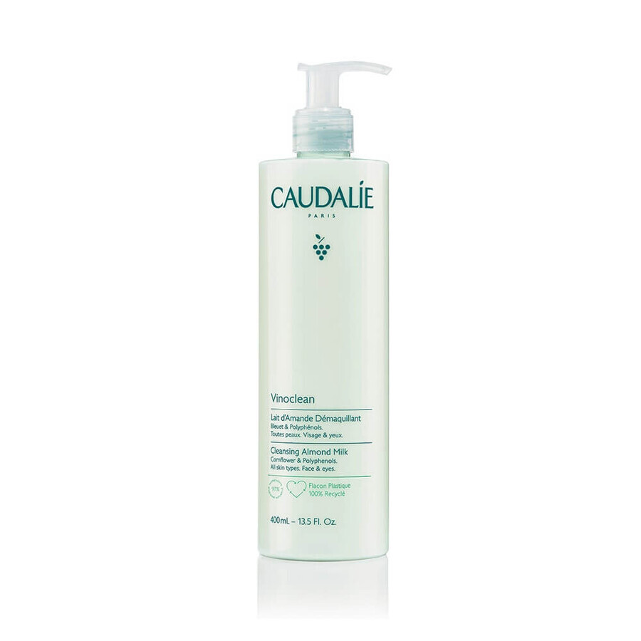 Cumpără Caudalie Vinoclean Lapte de migdale demachiant față și ochi 400ml Caudalie Vinoclean Lapte de migdale demachiant față și ochi 400ml