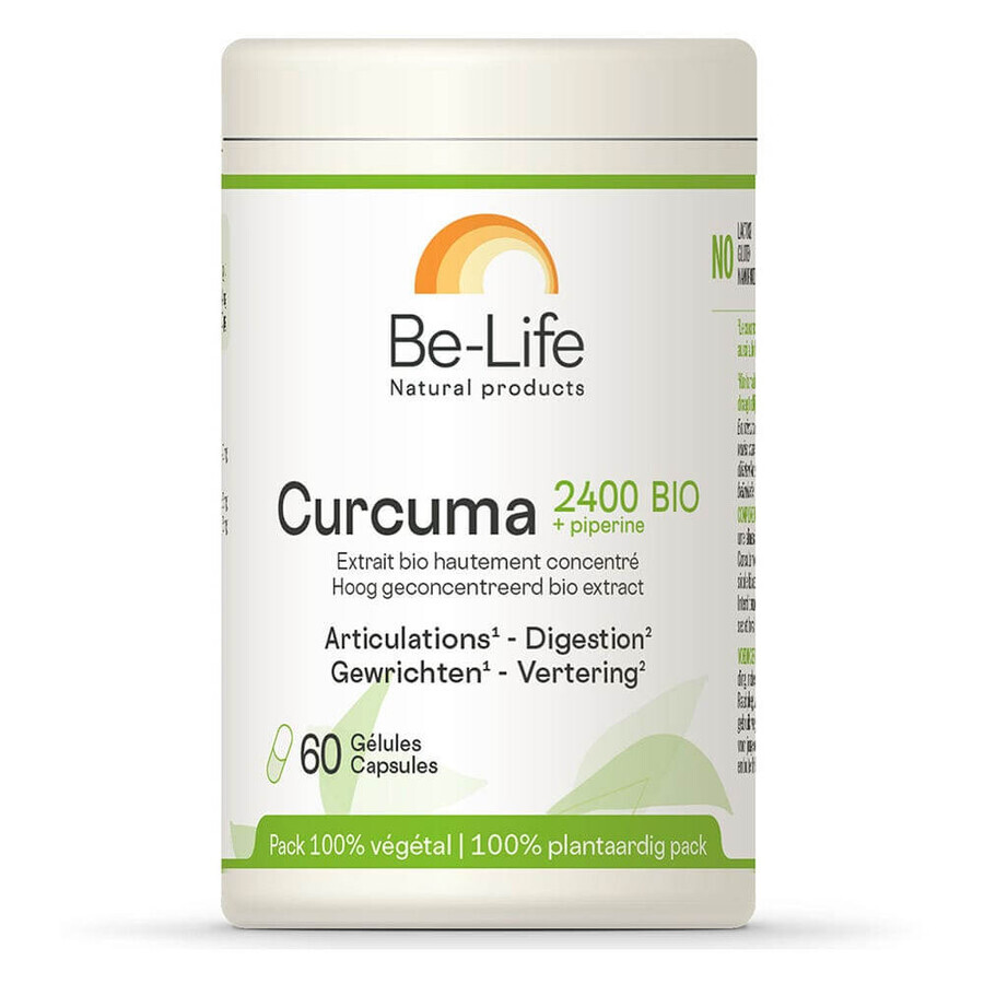 Be-Life Kurkuma + Piperin 2400 Bio 60 Kapseln