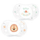 Luc Et Lea Essentiel Symmetrical Silicone Pacifier 0 to 2 months x2