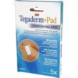 3M Tegaderm Pflasterpad mit Folie 5cm X 7cm x5