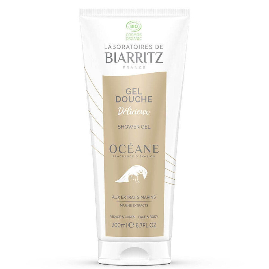 Laboratoires De Biarritz Océane Délicieux Biologische Douchegel met Zee-extracten 200 ml