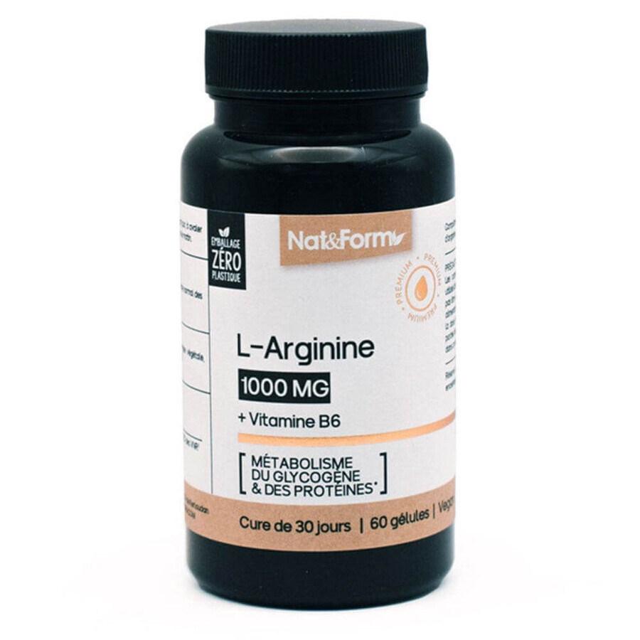 Cumpără Nat&Form Premium L-Arginină 60 capsule Nat&Form Premium L-Arginină 60 capsule