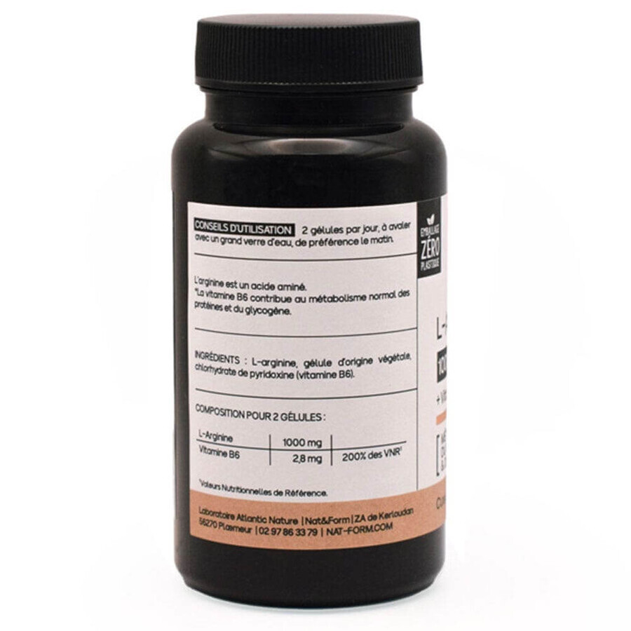 Nat&Form Premium L-Arginină 60 capsule Nat&Form Premium L-Arginină 60 capsule