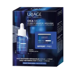 Uriage Cica Daily Coffret Duo Quotidien Réparateur Peaux Fragilisées 45ml