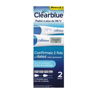 Clearblue Prueba de embarazo dúo confirmación + datación 2 pruebas