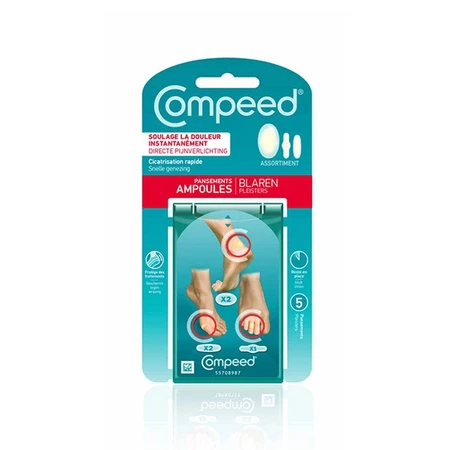 Compeed Sortiment an Blasenpflastern