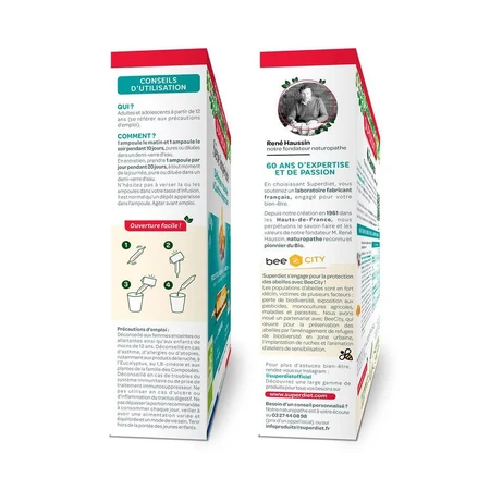 Superdiet Seve Imperiale Biologico 20 Inmunité et Respiration 20 Ampollas