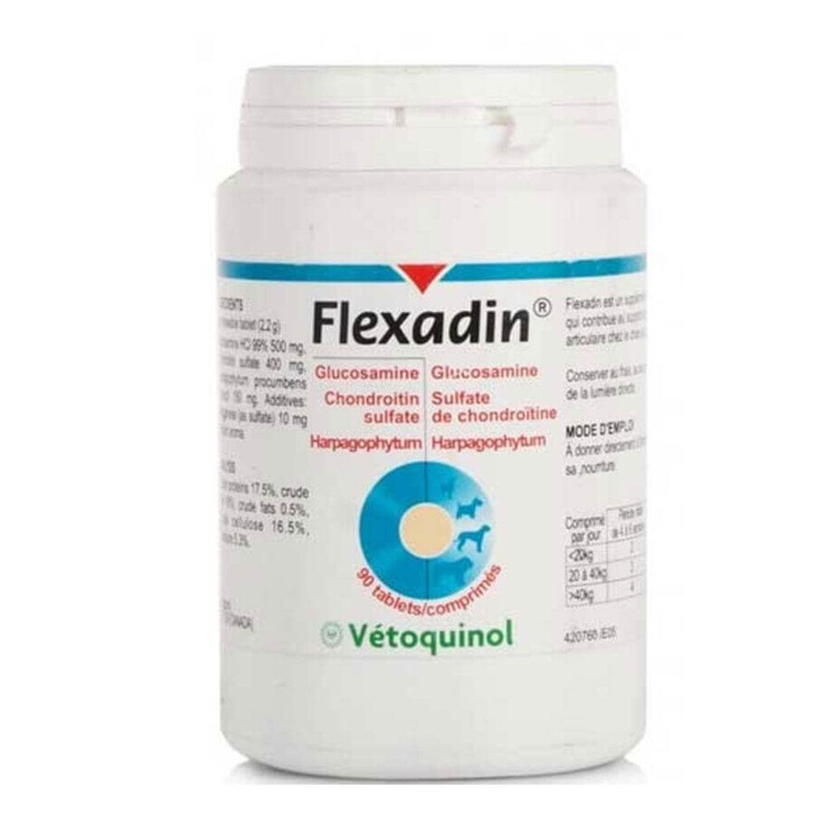 Vetoquinol Flexadin Artrose Hond en Kat 90 Tabletten
