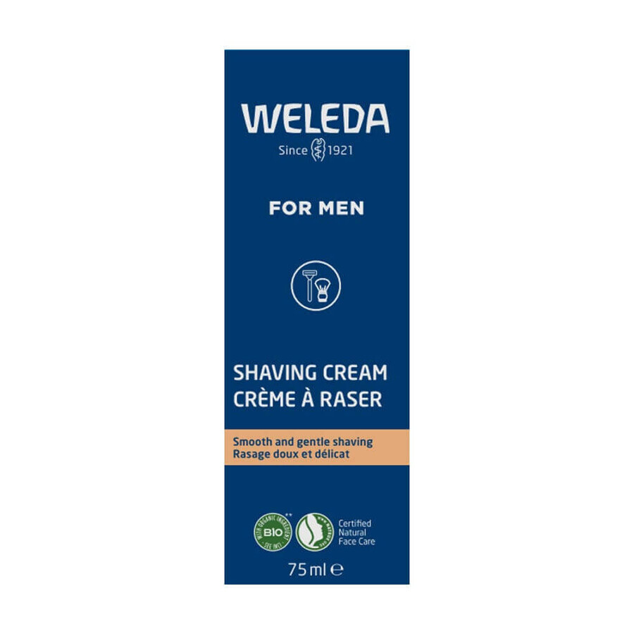 Weleda Homme Crème A Raser Peaux Sensibles 75 ml