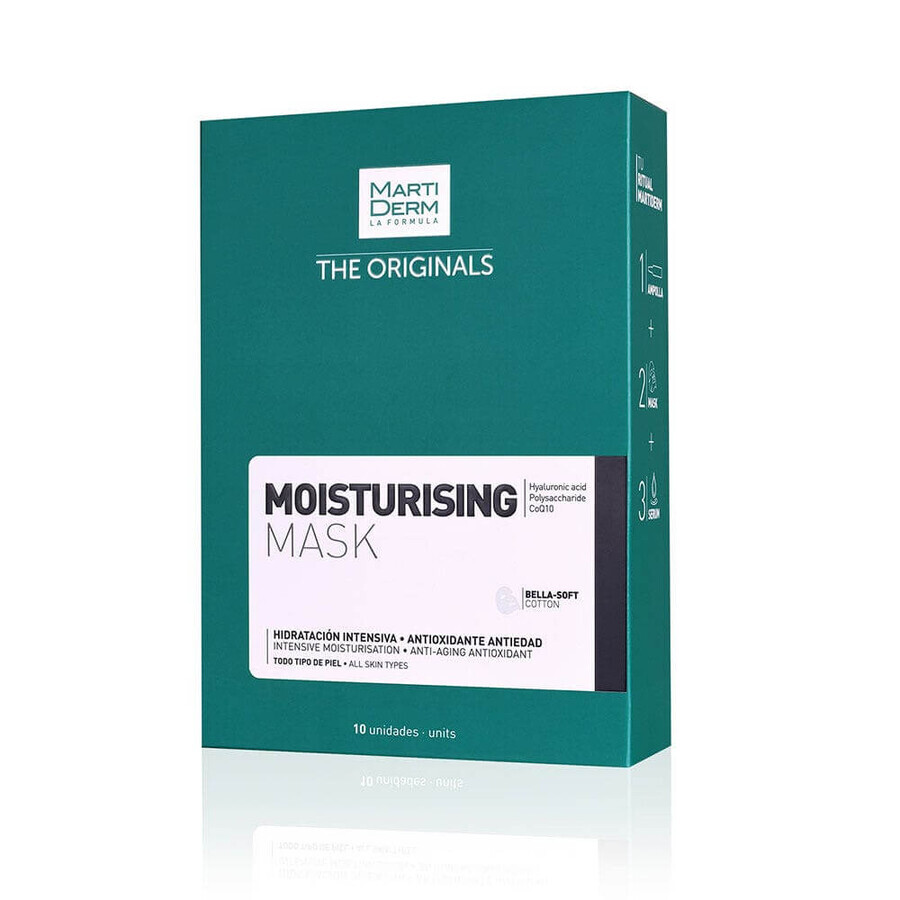 Acquista Martiderm The Originals Masque Moisturising X10 Unidoses Tous Types De Peaux Martiderm The Originals Masque Moisturising X10 Unidoses Tous Types De Peaux