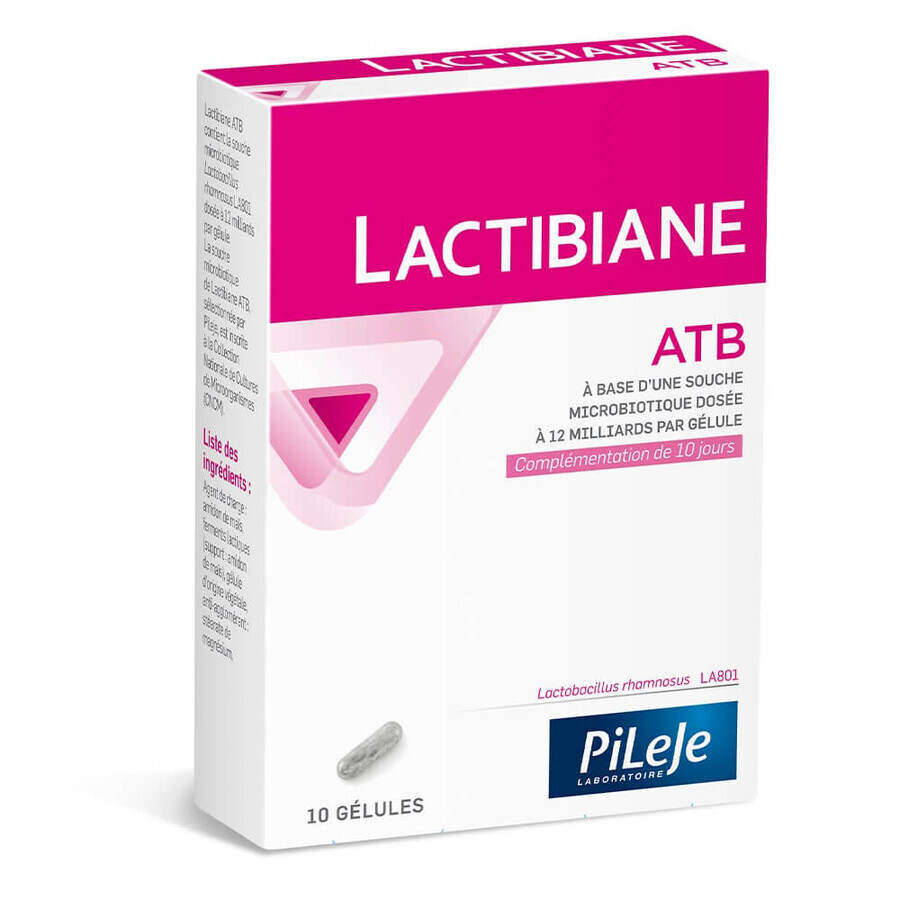 Pileje Lactibiane Atb 10 Capsules 10 gélules