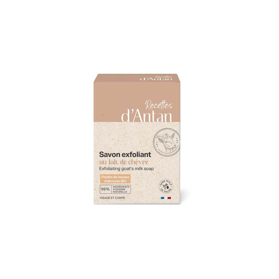 Boutique Recettes d'Antan Savon Pain Exfoliant Au Lait De Chèvre 100g Recettes d'Antan Savon Pain Exfoliant Au Lait De Chèvre 100g