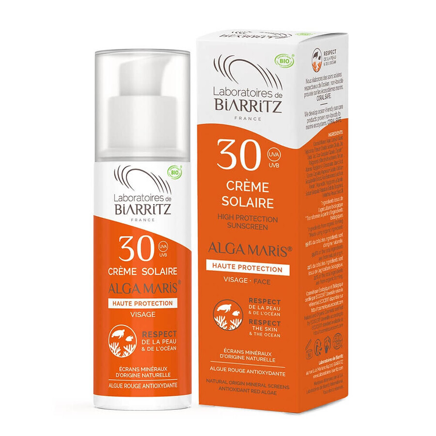 Laboratoires De Biarritz Sonnenprodukte Sonnenschutz Gesicht SPF30 Bio 50ml