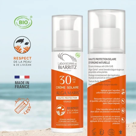 Laboratoires De Biarritz Sonnenprodukte Sonnenschutz Gesicht SPF30 Bio 50ml