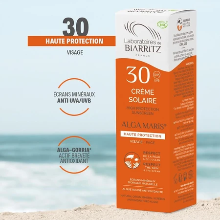 Laboratoires De Biarritz Sonnenprodukte Sonnenschutz Gesicht SPF30 Bio 50ml