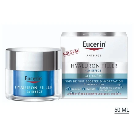 Eucerin Hyaluron-Filler + 3x Effect Hydratatie Boost Nachtverzorging 50ml