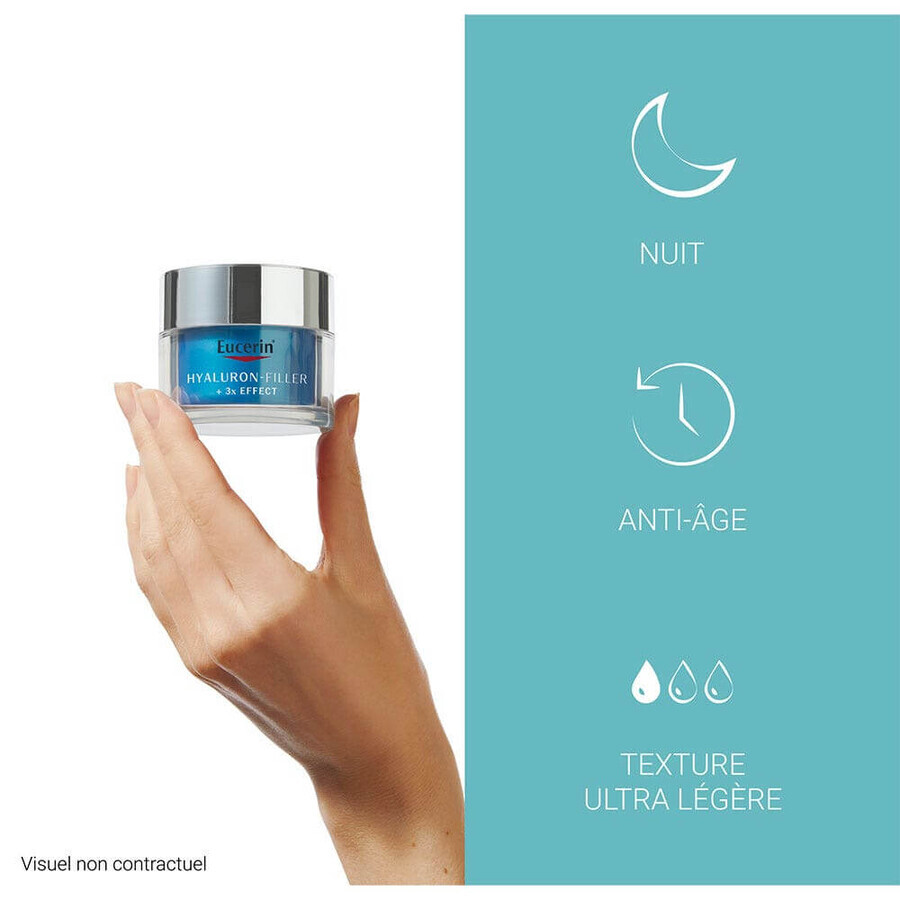 Eucerin Hyaluron-Filler + 3x Effect Hydratatie Boost Nachtverzorging 50ml