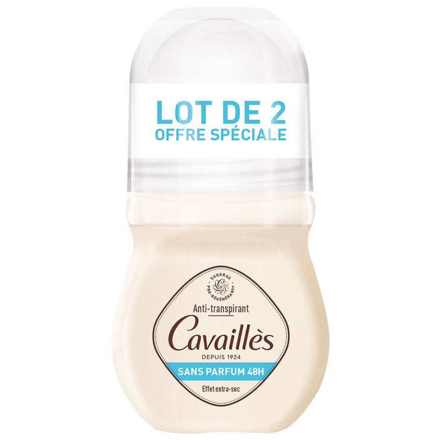 Winkel op Cavaillès Absorb + Deodorant Roll-on Parfumvrij 48u 2x50ml Cavaillès Absorb + Deodorant Roll-on Parfumvrij 48u 2x50ml