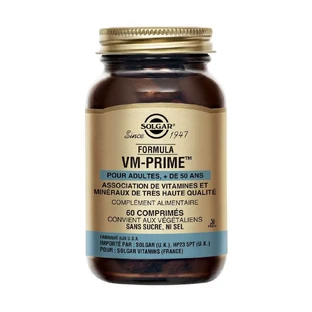 Solgar Formula Vm-prime Adultos + 50 años 60 Comprimidos Vitalité Multivitaminas 60 comprimidos